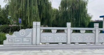 钦州 芝麻灰桥栏杆、河道栏杆安装效果