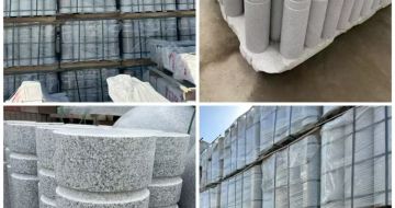 钦州 芝麻白花岗岩挡车柱、隔离柱多少钱