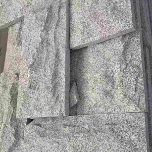 钦州 芝麻白自然面花岗岩成品板