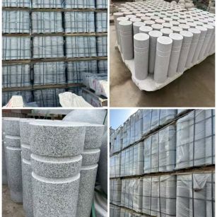 钦州 芝麻白花岗岩挡车柱、隔离柱多少钱