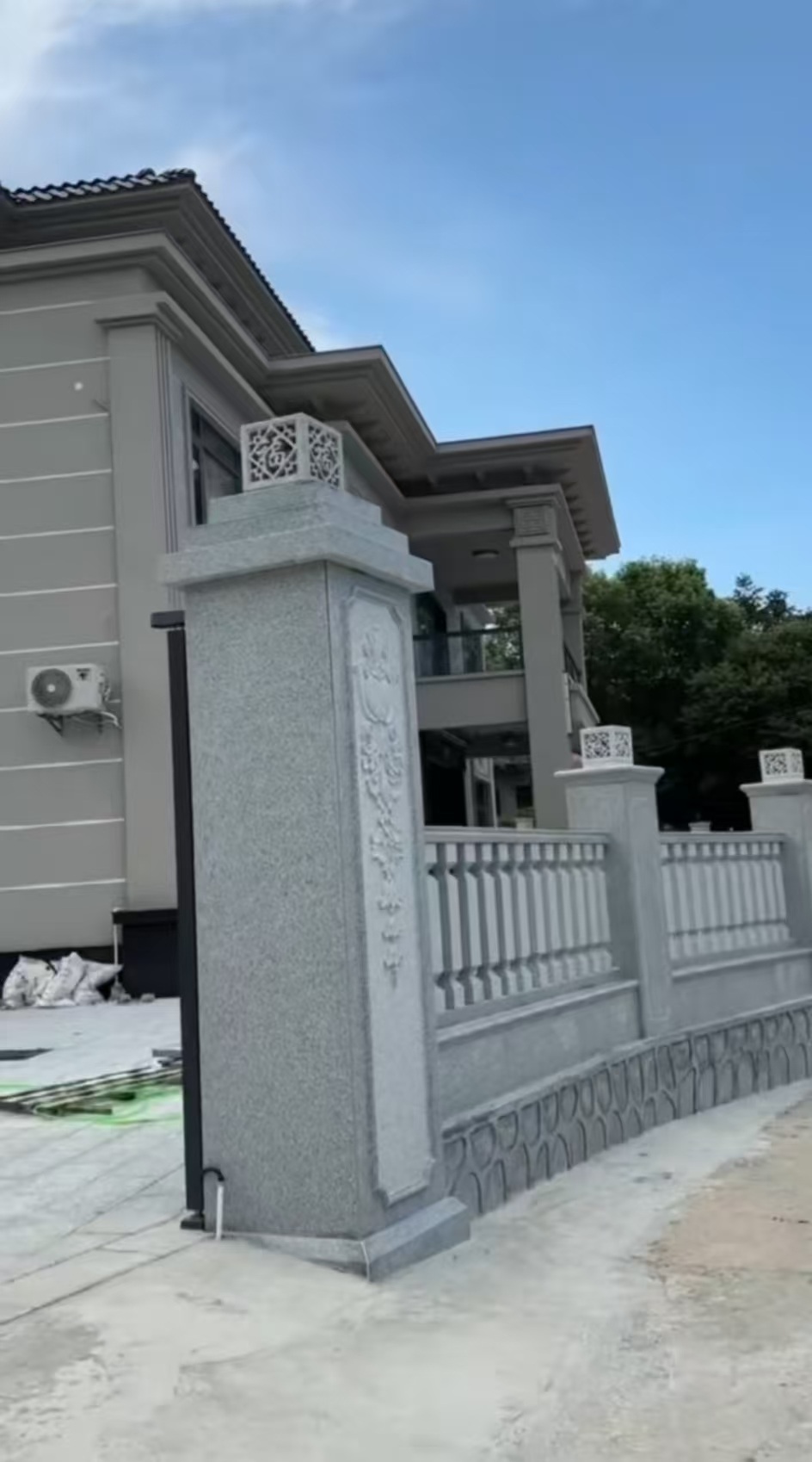 钦州 芝麻白别墅围墙栏杆，私人订制