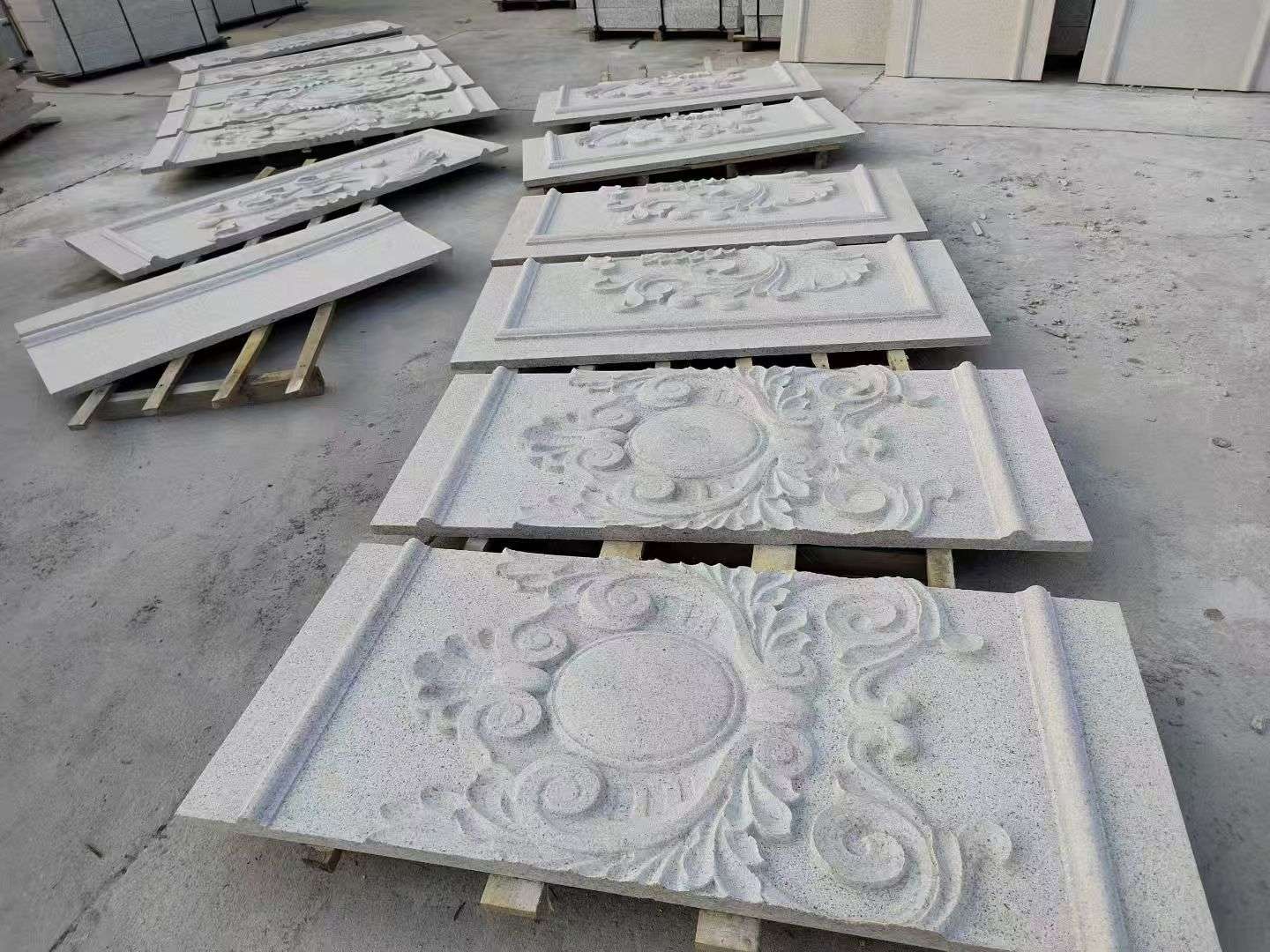 钦州 芝麻白干挂雕花板