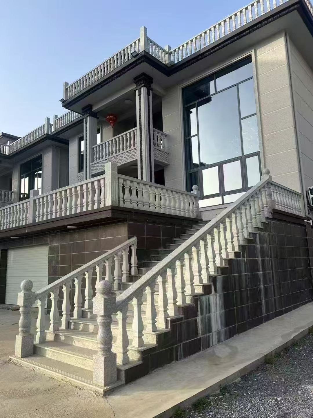 钦州 芝麻白别墅阳台栏杆，楼梯栏杆